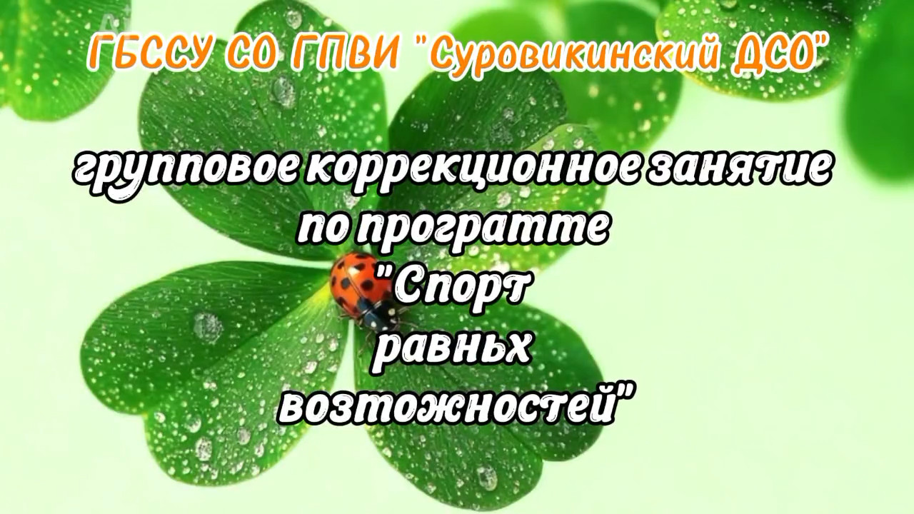 🏋️Групповое коррекционное занятие по программе «Спорт равных возможностей»🤸